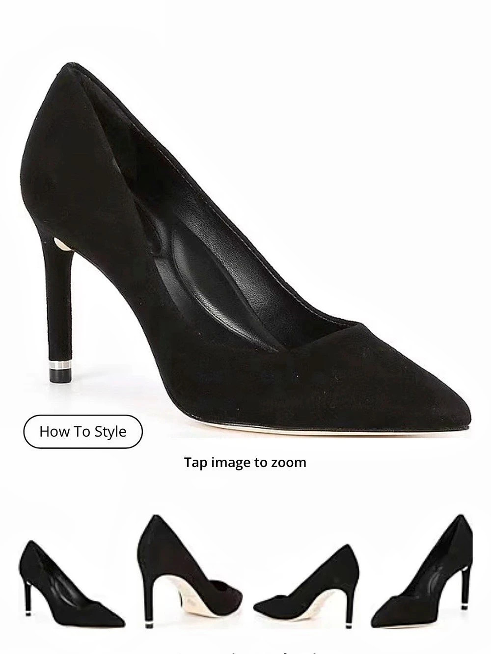 Antonio Milani Black Suede Pumps